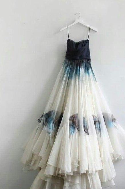 A Line Long Evening Dress Prom Dresses,pl2181