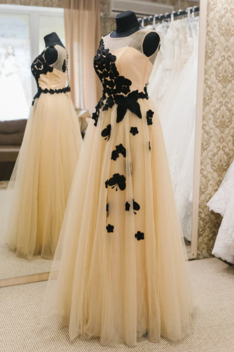 Feminine Party Dress, Tulle Lace Dress, Princess Simple Dress, Prom Dress, Evening Dress, Cocktail Dress, Floral Maxi Wedding Dress,pl2362