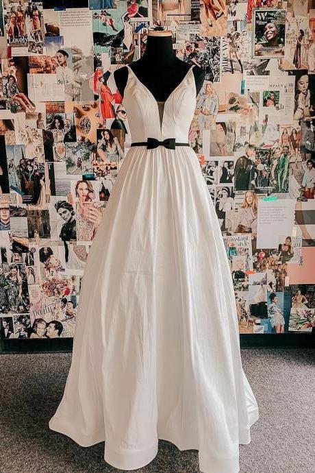V-neck Prom Dress, Long Prom Dresses ,formal Prom Dress,pl2652