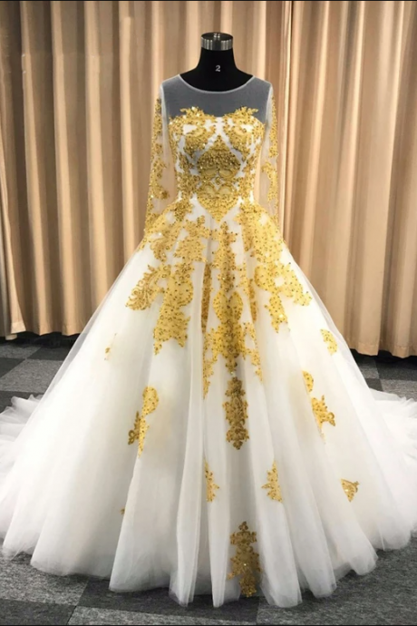 O-neck Appliques A-line Prom Dresses,long Prom Dresses,charming Prom Dresses, Evening Dress Prom Gowns, Formal Women Dress,prom Dress,pl2759