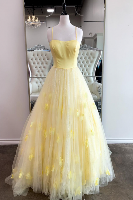 Newest Prom Dress,spaghetti Straps Prom Dress,elegant Prom Dress,a-line Prom Dress,long Prom Dress,evening Dress,pl2788