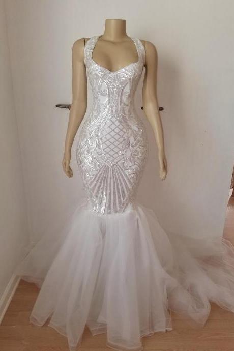 Mermaid Gown, Luxury Gown, Princess Gown, Evening Gown.prom Dress 2021 ,pl2811