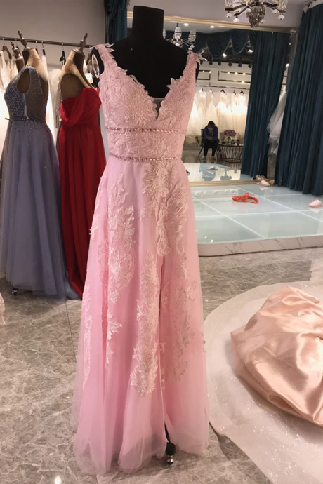 Popular Lace Long Prom Dresses, Fancy Newest Lace Prom Dresses. Pl3236