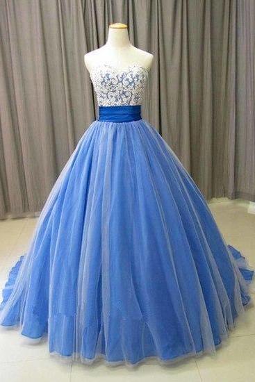 Charming Prom Dress,tulle Prom Dress,appliques Prom Dresses,sweetheart Prom Dress,pl3293