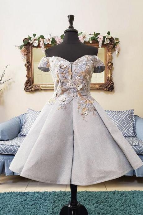 Cute Lace Short Prom Dress Party Dress,pl3404