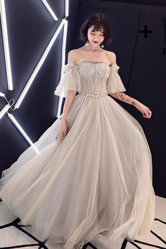 Princess Inspired Off Shoulder Prom Dress.pl3583