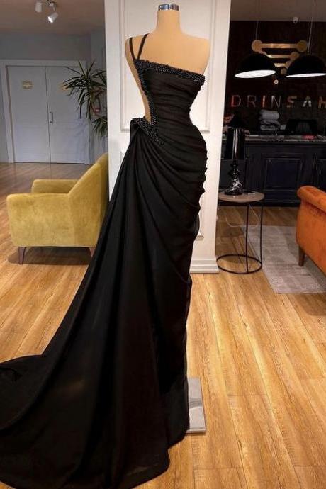 Black Long Prom Dress Evening Dress ,pl4242