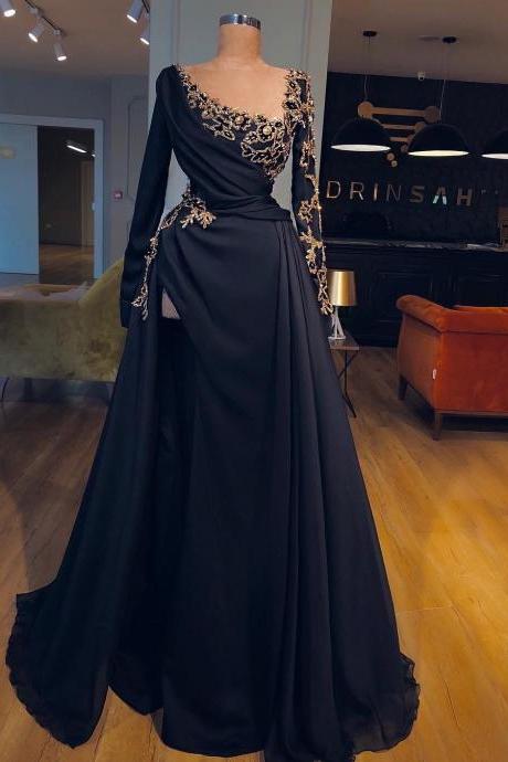Evening Dress Black Prom Dresses Evening Gowns,pl4266