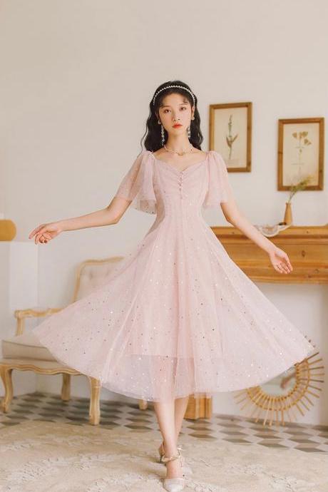 Fairy Dress-princess Core Dress-women Party Dress-wedding Guest Dress-graduation Dress-spring Dresses-fairy Prom Dress,pl4581