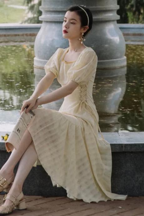Boho Dress-french Vintage Dress-victorian Dress-french Romance Dress-milk Maid Dress-cottage Dress-long Dress-summer Dress-vacation Dress,pl4677