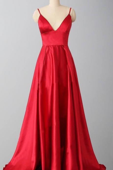 Red Prom Dress 2022, Prom Dresses, Pageant Dress, Evening Dress, Ball Dance Dresses, Graduation School Party Gown,pl4549