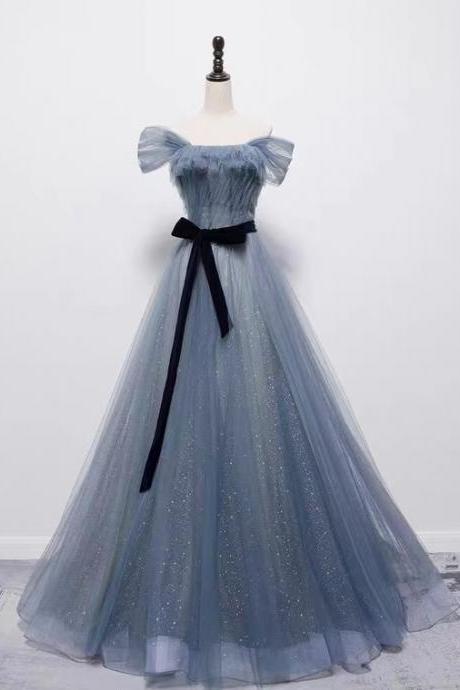High Quallity, Off Shoulder Evening Dress, Shiny Party Dress,custom Made,pl5050