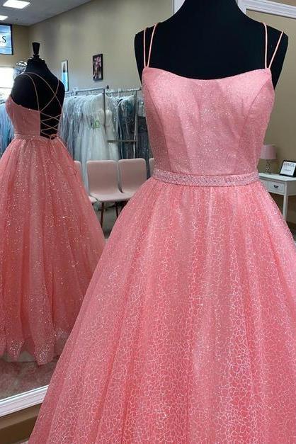 Sparkling Prom Dress Long, Formal Ball Dress, Evening Dress, Dance Dresses, School Party Gown