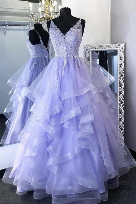 Style Prom Dress 2021, Formal Dress, Evening Dress, Pageant Dance Dresses, School Party Gown
