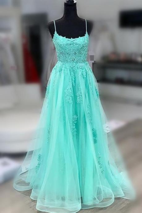 Custom Made Prom Dress With Lace, Prom Dresses, Evening Dress, Dance Dress, Graduation School Party Gown