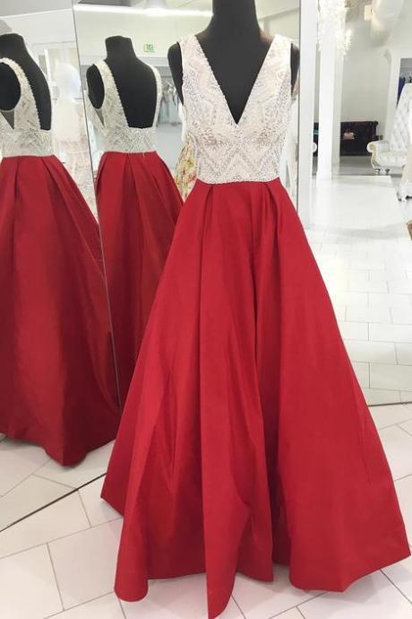 Red Prom Dress 2020, Evening Dress ,winter Formal Dress, Pageant Dance Dresses, Graduation School Party Gown