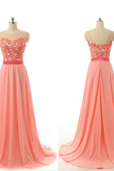Cap Straps Lace Prom Dress,v-back Graduation Dress,illusion Lace Evening Dress,a-line Occasion Dress