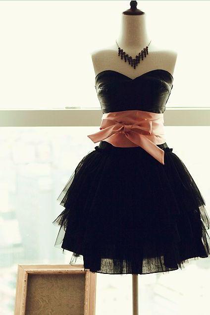 Black Homecaming Dress,sweetheart Homecaming Dress,chiffon Homecaming Dress,short Prom Dress, Charming Dress