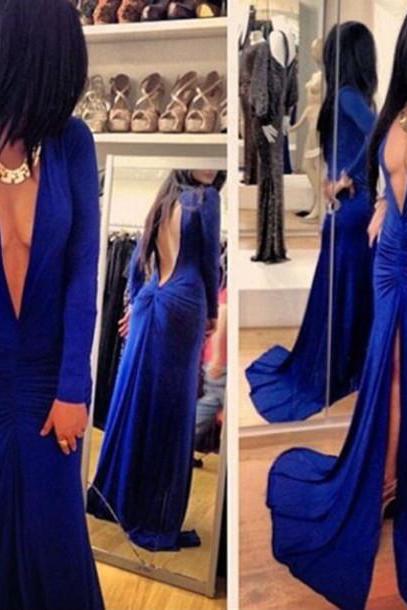 Charming Prom Dress,Mermaid Prom Dress,Sexy Backless Prom Dress,Long Evening Gown,Evening Formal Gown