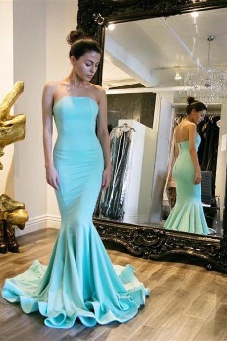 Charming Prom Dress,Mermaid Prom Dress,Sexy Backless Prom Dress,Long Prom Dress,Evening Formal Gown