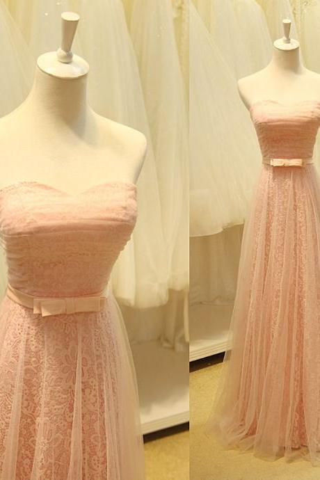 Charming Prom Dress,A Line Evening Dress,Sweetheart Prom Dresses,Bandage Back Long Evening Dress