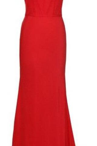 2016 Custom Charming Red Chiffon Prom Dress,Sexy Spaghetti Straps Evening Dress,Sexy Strapless Prom Dress
