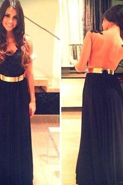 2017 Custom Made Black Prom Dress,sexy Backless Evening Dress,lace Applliques Beaded Party Dress ,floor Length Prom Dress,high Quality