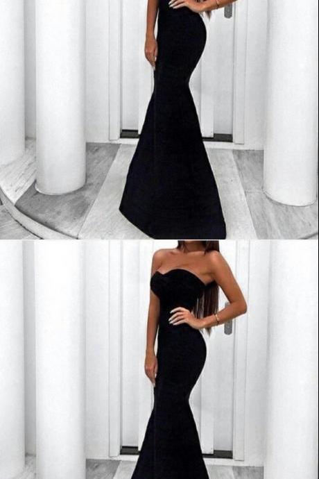 Charming Arrival Mermaid Prom Dress,Long Evening Formal Dress,Backless Evening Gown,Sexy Formal Dress