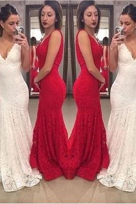 Charming Lace Real Made Prom Dresses,Long Evening Dresses,Prom Dresses On Sale