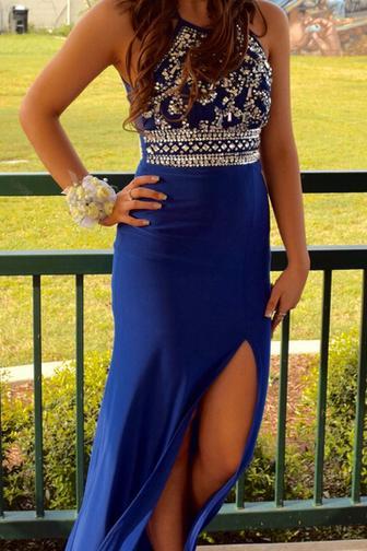 Beading Charming Sheath Real Made Prom Dresses,Long Evening Dresses,Prom Dresses On Sale