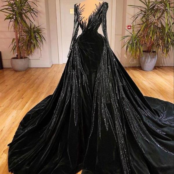 High quality sequins long prom dress evening dress,PL3164
