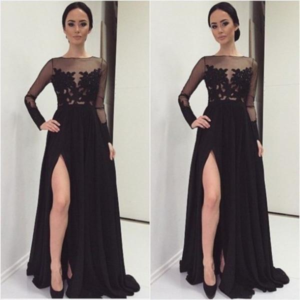 Ivory Prom Dresses Party Dress With Slit