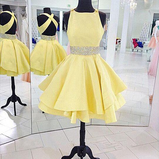 Yellow Cocktail Dresses