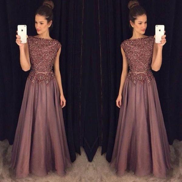 Elegant Long Prom Dress Charming Evening Dress Y3014 main image 1