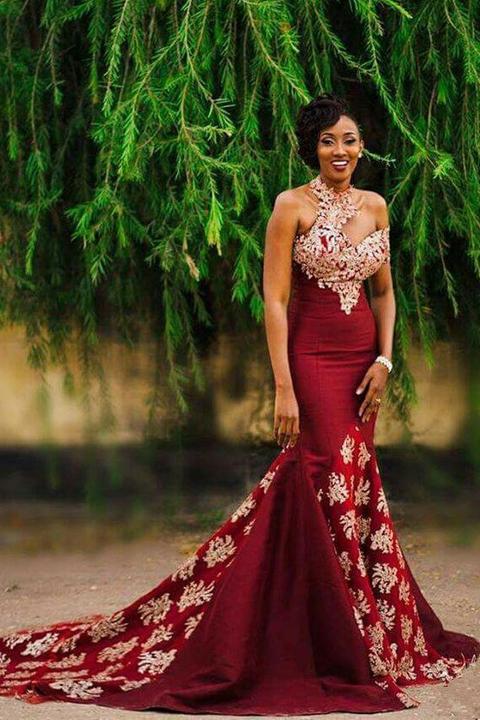 Stylish Burgundy One Shoulder Satin Mermaid Evening Dress Long Wedding Guest Dress Party Gown D1497
