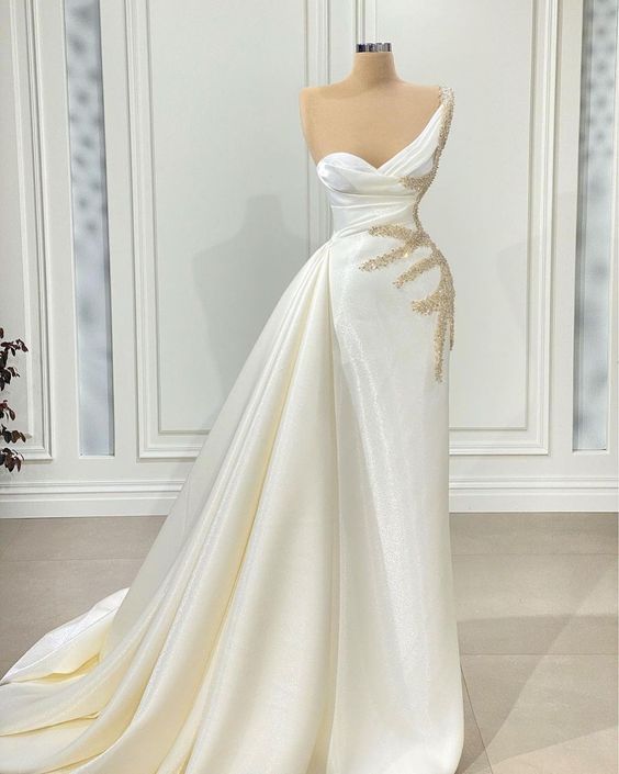 White Dress Long Formal Prom Dresses,pl4252 on Luulla