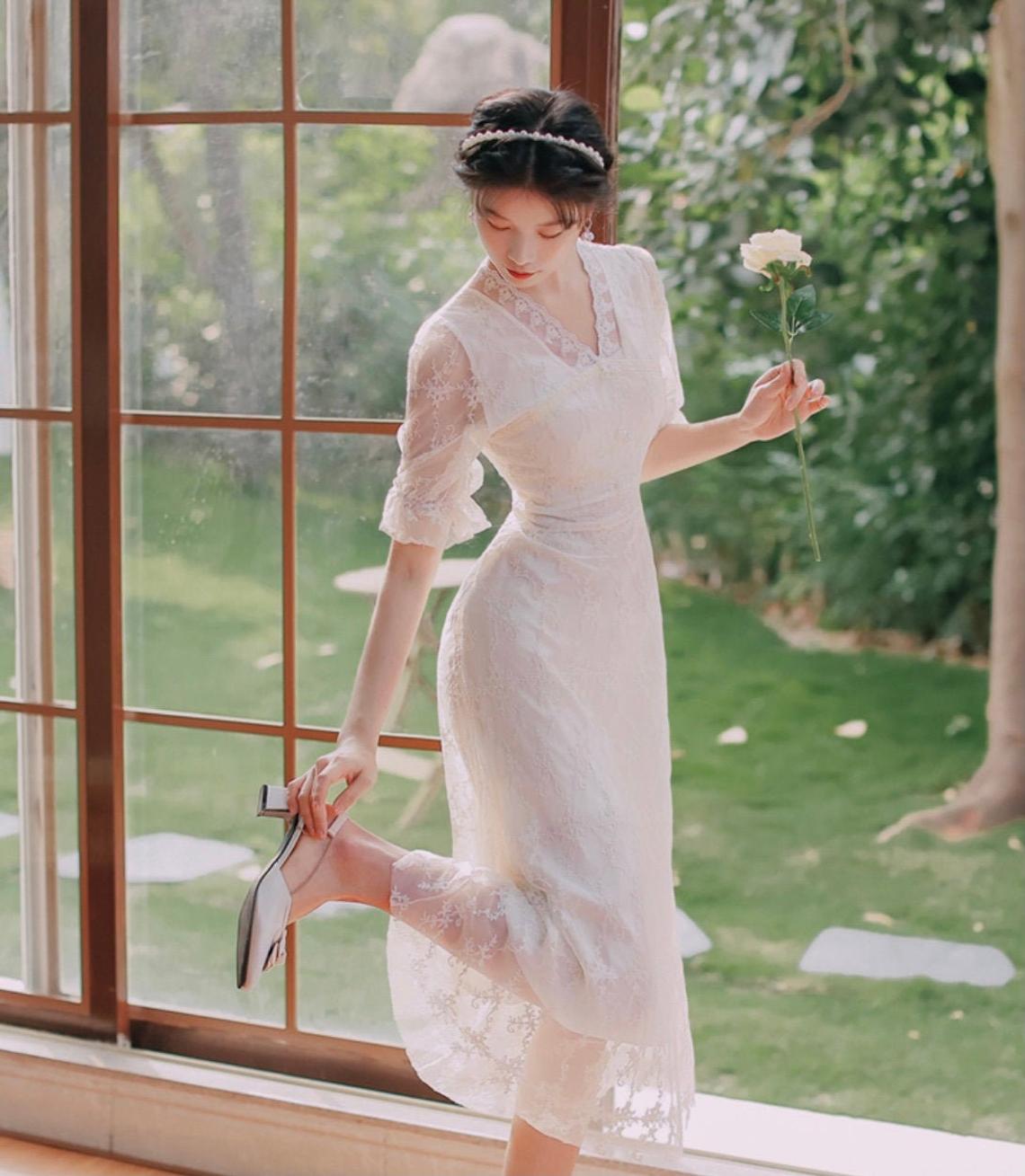 Casual Wedding Dressbridesmaids Dresssummer Fairy Dresswedding Guest