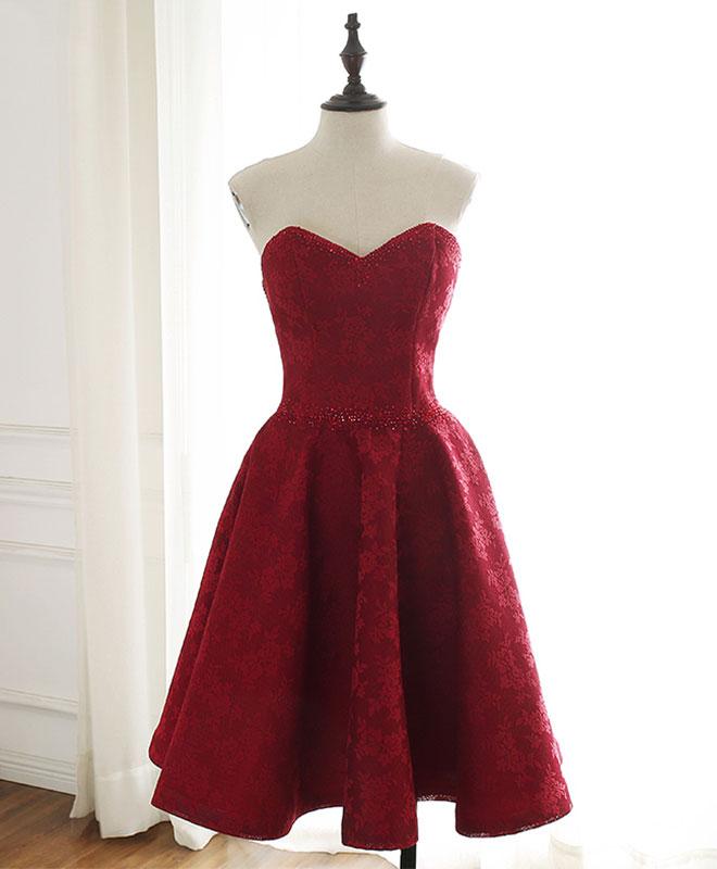 LP Burgundy Short Dress main image 0