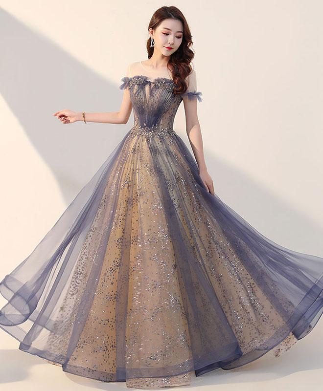 Elegant Tulle Long Prom Dress, Tulle Formal Dress,pl4689 on Luulla