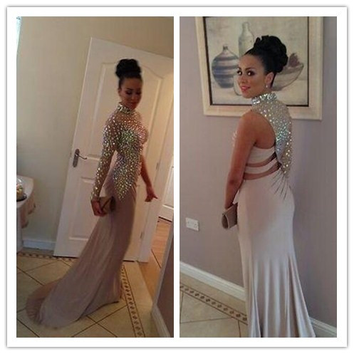 Sexy Long Prom Dress with Beading, Popular Sweet 16 Dress ,Fashion Wedding Party Dress  C1000