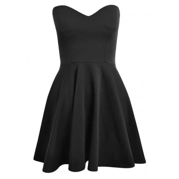 Little Black Dress Featuring Sweetheart Neckline And A-line Silhouette ...